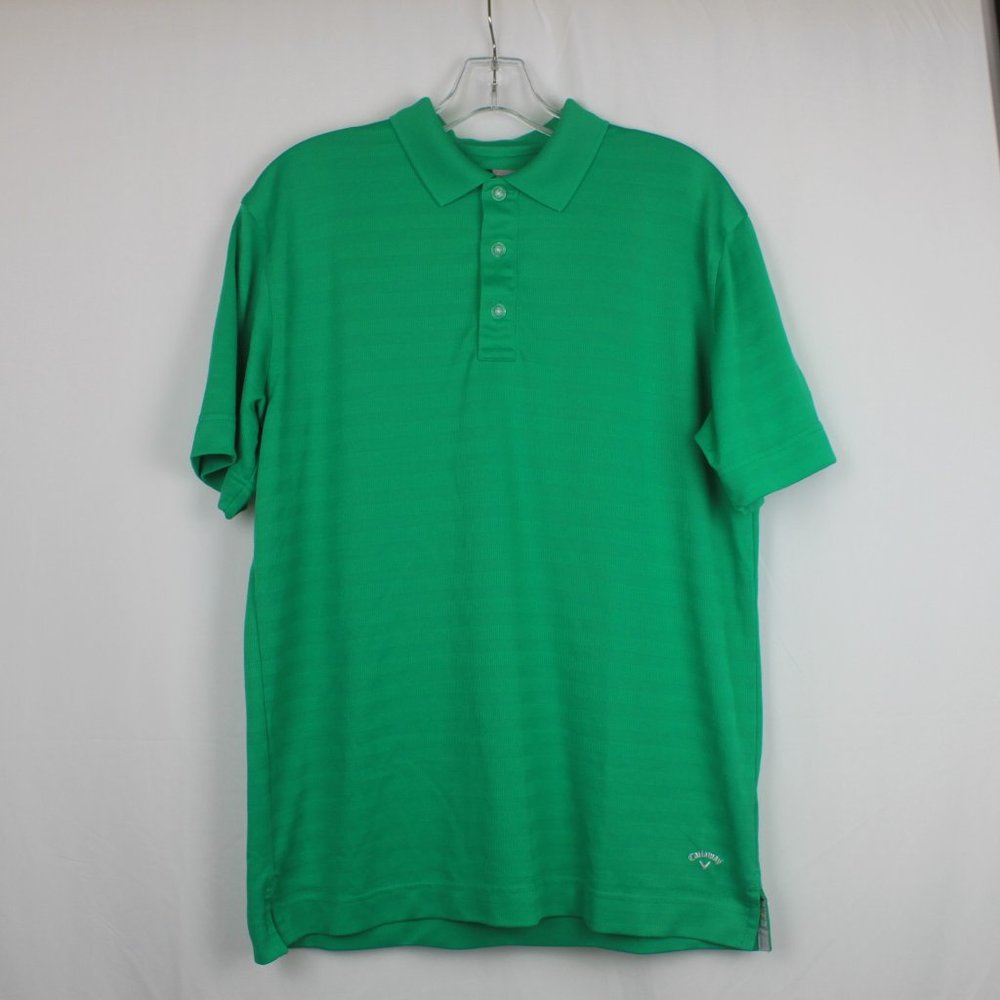 Callaway Opti-Dri Kelly Green Short Sleeve Golf Polo Medium